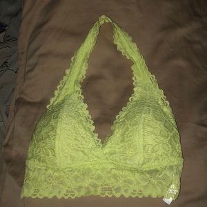 Lacey neon yellow brallette